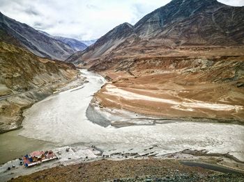 Scenic view of lake