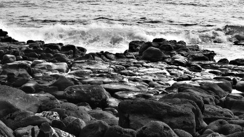 Rocks at sea shore