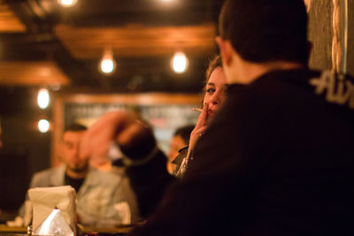 Couple in a bar