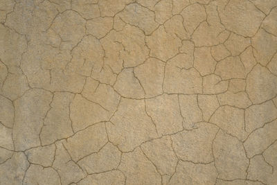 Full frame shot of cracked land