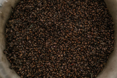 Close-up of coffee beans