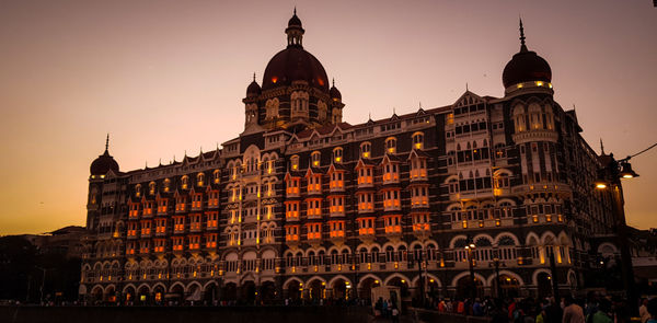 Taj hotel at mumbai hourbour