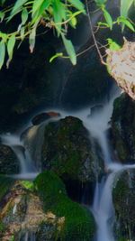 River flowing through rocks