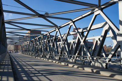 Bridge against clear sky