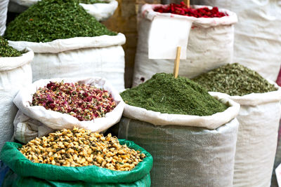 Close-up of vegetables for sale at market stall