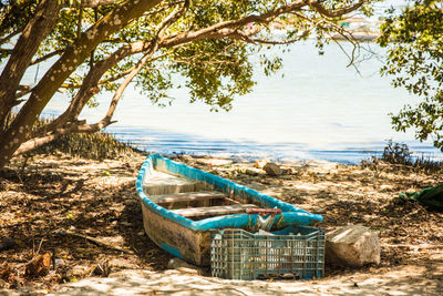 Boat by sea