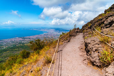 Panoramic view of sea against sky