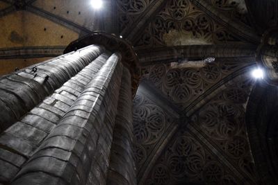Low angle view of historical building