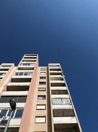 Low angle view of building against clear sky