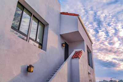 Low angle view of building against sky