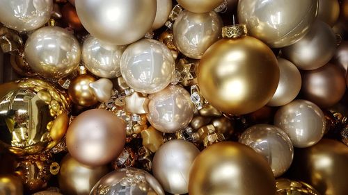 Full frame shot of christmas decoration