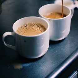 Close-up of coffee cup