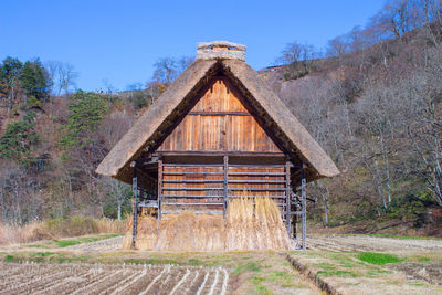 Abandoned house in forest