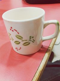 Close-up of tea cup