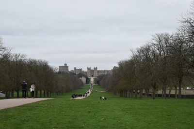 People in park