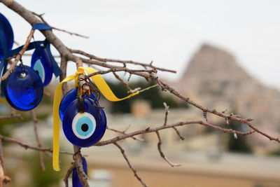 Nazar boncuk, amulet against the evil eye. goreme. cappadocia. turkey