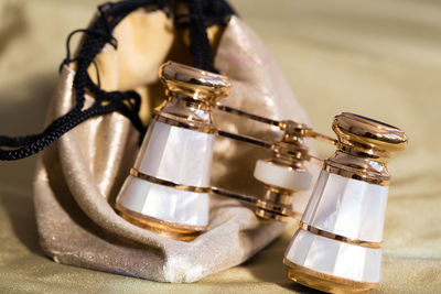 Close-up of chess pieces