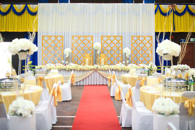 The wedding decor. the wedding catering decor.