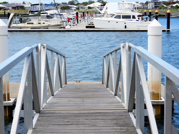 Pier over sea