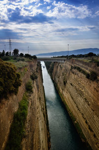 Scenic view of river against sky