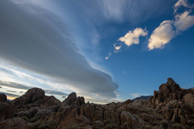 Sierra wave over alabama hills