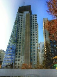 Low angle view of building against sky