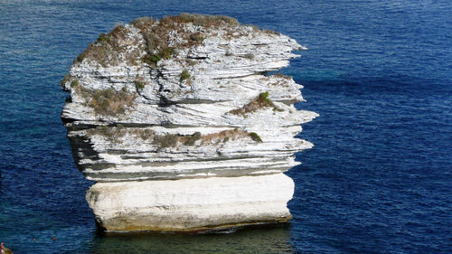 Rock formation in corse sea