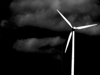 Traditional windmill against clear sky