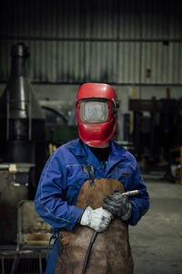 Man working in factory