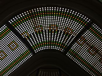 Low angle view of ceiling