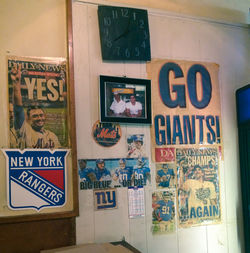 Information sign on wall