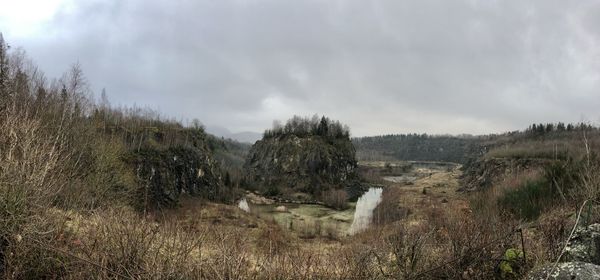 Panoramic view of landscape against sky