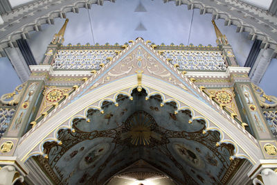 Low angle view of historical building