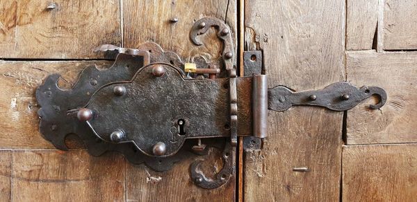 Full frame shot of closed door