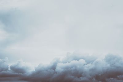 Scenic view of clouds in sky