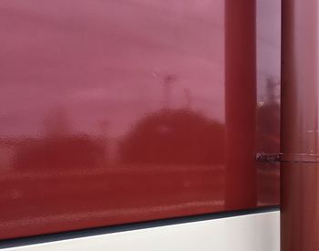 Close up of red light