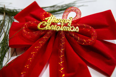 Close-up of christmas decoration