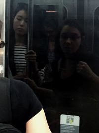 Portrait of young woman