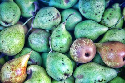 Full frame shot of fruits for sale in market