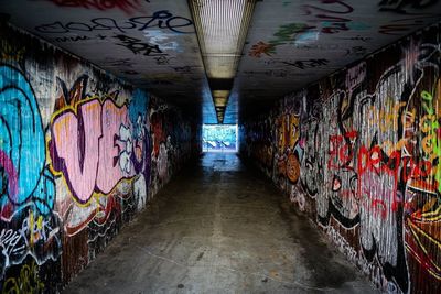 Graffiti on wall