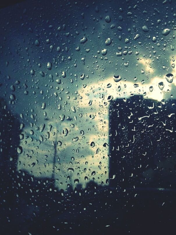 drop, wet, window, rain, transparent, glass - material, indoors, raindrop, water, weather, season, sky, glass, full frame, backgrounds, monsoon, dusk, focus on foreground, vehicle interior, looking through window