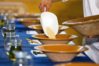 Close-up of ingredients on table