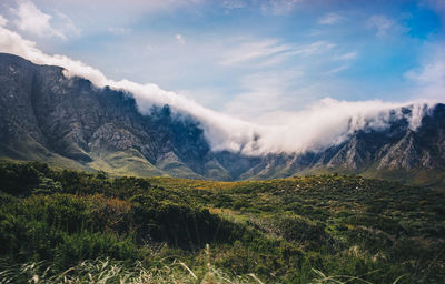 Scenic view of landscape against sky