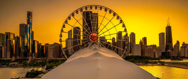 Buildings in city ,chicago city,usa