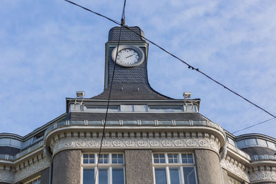 Low angle view of historical building against sky