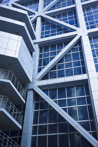 Low angle view of modern building