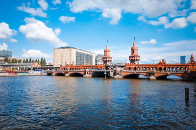 Bridge across river in berlin