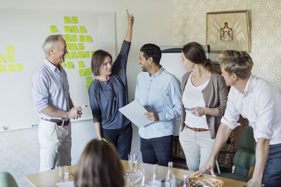 Business people discussing in conference room