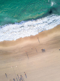 Aerial view of beach