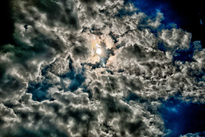 Full frame shot of cloudy sky